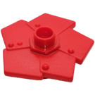 Duplo Red Flower with Plates (44519)