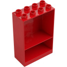 Duplo Červená Rám 4 x 2 x 5 s Shelf (27395)