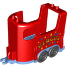 Duplo Red Horse Trailer 5 x 11 x 6 with "Circus" (87703)