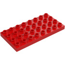 Duplo Röd Platta 4 x 8 (4672 / 10199)