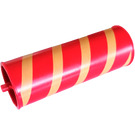 Duplo Rojo Roller con Amarillo Raya (31035)