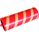 Duplo Red Roller with Yellow Stripe (31035)