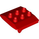 Duplo Red Roof for Cabin (4543 / 34558)