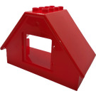 Duplo Red Roof with Window Opening (31441)