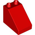 Duplo Red Slope 1 x 3 x 2 (63871 / 64153)