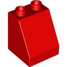 Duplo Red Slope 2 x 2 x 2 (70676)