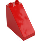 Duplo Rouge Pente 2 x 4 x 3 (45°) (49570)