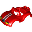 Duplo Red Sportscar 4 x 8 x 2 1/2 (25014)