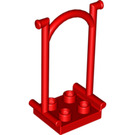 Duplo Red Swing with Studs (6514 / 75737)