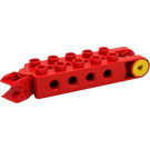 Duplo Red Toolo Brick 2 x 5