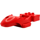 Duplo Red Toolo Car Body (31381)