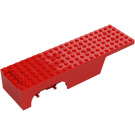 Duplo Red Trailer 6 x 21 with Minifigure Pin (30836)