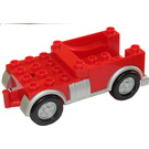 Duplo Red Truck Chassis 4 x 8 (59134)