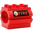 Duplo Red Watertank with "FIRE" (6429 / 40083)