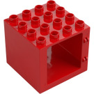 Duplo Rosso Telaio della finestra 4 x 4 x 3 (11345 / 18857)