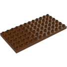 Duplo Reddish Brown Plate 6 x 12 (4196 / 18921)