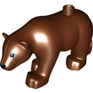 Duplo Reddish Brown Polar Bear with Foot Forward (12022 / 64148)