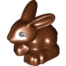 Duplo Reddish Brown Rabbit with Squared Eyes (89406)