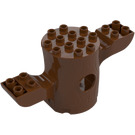 Duplo Reddish Brown Tree Trunk 4 x 10 x 4 (84191)