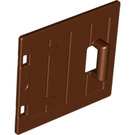 Duplo Brun rougeâtre Wooden Porte 1 x 4 (87653 / 98459)