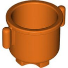 Duplo Roodachtig Oranje Pot met Grip Handgrepen (31042)