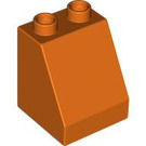 Duplo Roodachtig Oranje Helling 2 x 2 x 2 (70676)