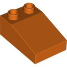 Duplo Roodachtig Oranje Helling 2 x 3 22° (35114)