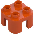 Duplo Rødlig orange Stool (65273)