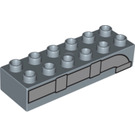 Duplo Piaskowy Niebieski Cegła 2 x 6 z Water Rura (2300 / 53172)