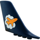 Duplo Tail Fin 2 x 10 x 5 with Airplane in Cloud (53491 / 62945)