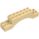 Duplo Tan Arch Brick 2 x 10 x 2 (51704)