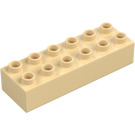 Duplo Tan Brick 2 x 6 (2300)