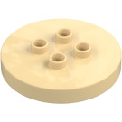 Duplo Beige Piastra 4 x 4 Rotondo (15516)