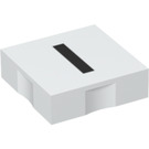 Duplo Tile 2 x 2 with Side Indents with "l" (6309 / 48525)