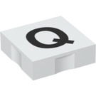 Duplo Flise 2 x 2 med Side Indents med "Q" (6309 / 48545)