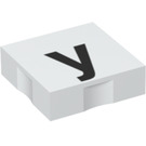 Duplo Flise 2 x 2 med Side Indents med "y" (6309 / 48588)