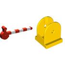 Duplo Train Level Crossing Gate Base Assembly (6405)