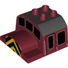 Duplo Train Top with Hazard Stripes (59128)