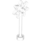 Duplo Transparenter Glitzer Stock mit Blume (42077)