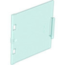 Duplo Bleu clair transparent Furniture Cabinet Porte 3 x 3.5 avec trous pour charnières (18454 / 62873)