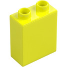 Duplo Vibrant Yellow Brick 1 x 2 x 2 (4066 / 76371)