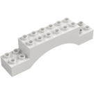 Duplo White Arch Brick 2 x 10 x 2 (51704)