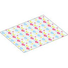 Duplo White Blanket (8 x 10cm) with Clouds and Suns and Rain (29988 / 103667)