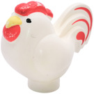 Duplo White Chicken with Red Tail