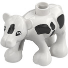 Duplo Bianco Cow Calf con Nero Patches (12057 / 34803)