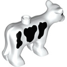 Duplo Hvit Cow Calf med Svart splodges (6679 / 75721)