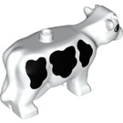 Duplo Blanco Cow con Negro splodges (6673 / 75720)