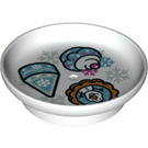 Duplo Hvit Dish med Frozen cakes (31333 / 52343)