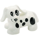 Duplo White Dog with Black Spots (31101 / 43050)