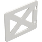 Duplo Bianco Porta 3 x 4 con Crossed Bars (69897)